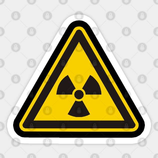 Toxic waste Symbol Sticker by Juliet & Gin